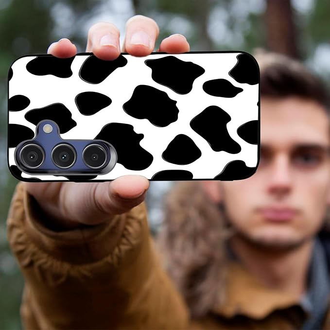 Designed for Galaxy A16 5G Phone Case,Slim Silicone Shockproof Protective Case for Galaxy A16 5G 6.7 inch,Cow Print - Image 4