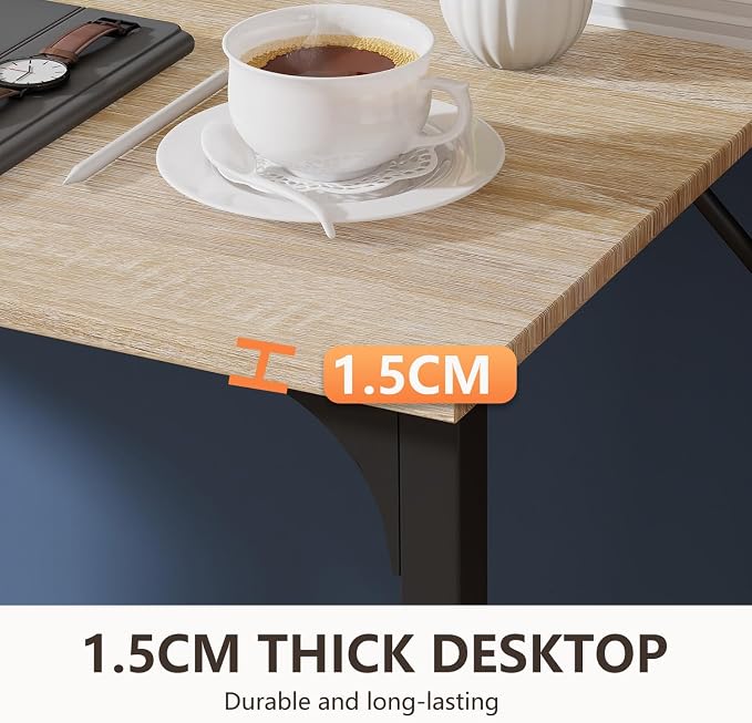 BestOffice Computer Desk,Home Office Desk, Modern Simple Style for Home Office Study Writing (Nature, 63 Inch) - Image 7