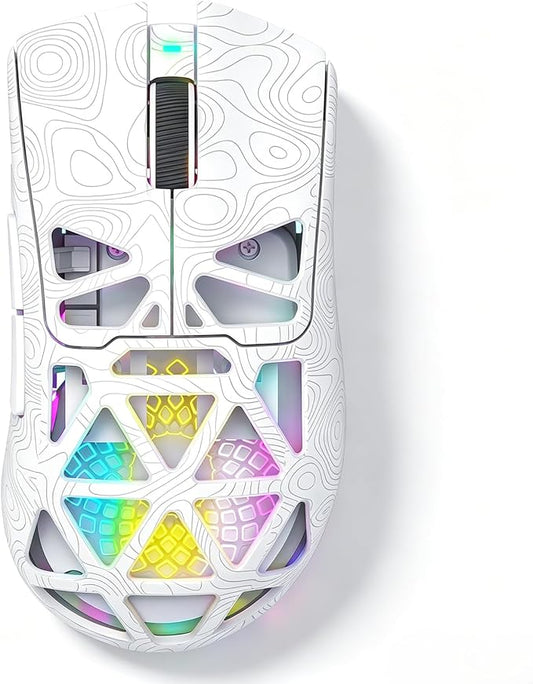 G11 RGB Wireless Gaming Mouse for Gaming Setup & Multi-Device Use, Tri-Mode Bluetooth 5.1/2.4GHz/USB-C, 22000 DPI Lightweight Programmable Mouse for PC, Laptop & Mac by NSYCA