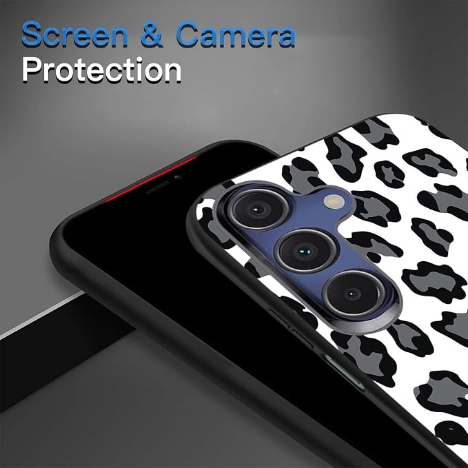 Designed for Galaxy A16 5G Phone Case,Slim Silicone Shockproof Protective Case for Galaxy A16 5G 6.7 inch,Leopard Print - Image 5