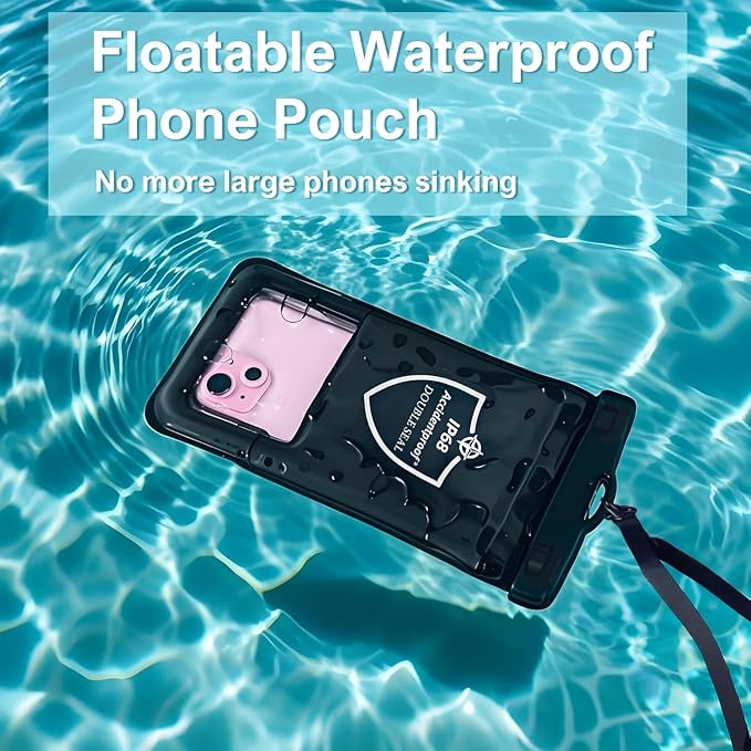 AiRunTech Floating Waterproof Phone Pouch,Double Seal Phone Case with Lanyard Protector for iPhone 17 16 15 14 13 12 Pro Max,Kayak Cellphone Bag Beach Cruise Ship Essentials Vacation Accessories - Image 6