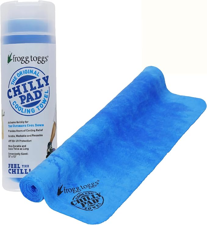FROGG TOGGS Chilly Pad, Instant Cooling Towel, Long Lasting, Reusable, Sports and Outdoors Neck Towel 33x13 by froggtoggsSpring