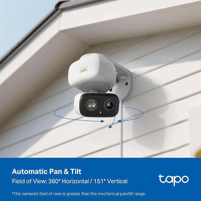 Tapo 3K 5MP Pan/Tilt Indoor/Outdoor Security Camera, Free Person/Vehicle/Baby Cry Detect & 360° Motion Track, Color Night, SD/Cloud, Wrks w/Alexa & Google Home, 2.4 GHz WiFi, HybridCam 360 - Image 6