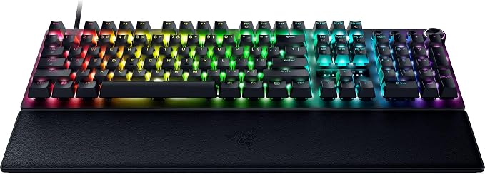 Razer Huntsman V3 Pro Esports Gaming Keyboard, Black | Analog Optical Switches, Snap Tap, Rapid Trigger, Adjustable Actuation, Media Keys & Dial, Doubleshot PBT Keycaps, Wrist Rest - Image 13