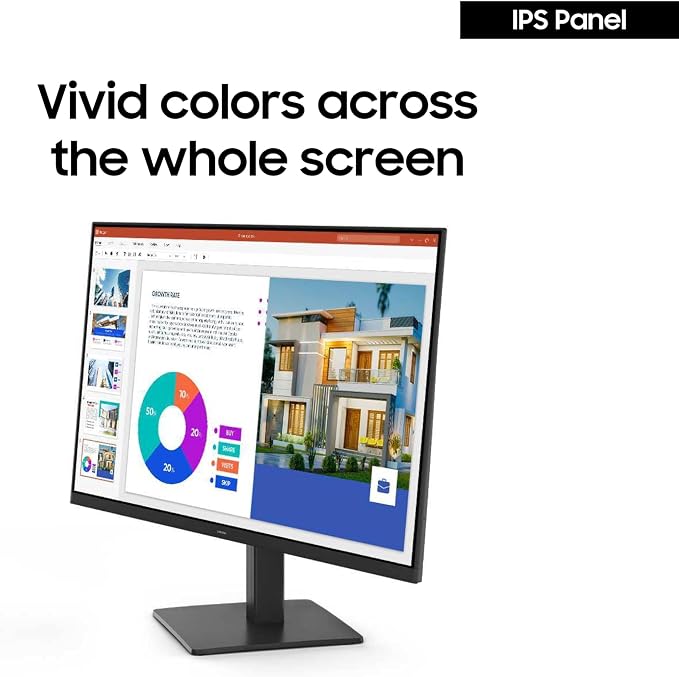 Samsung 24" S3 (S32GF) FHD High Resolution Monitor with IPS Panel | Flicker Free, Eye Saver Mode, LS24F320GANXZA, 2025 - Image 3