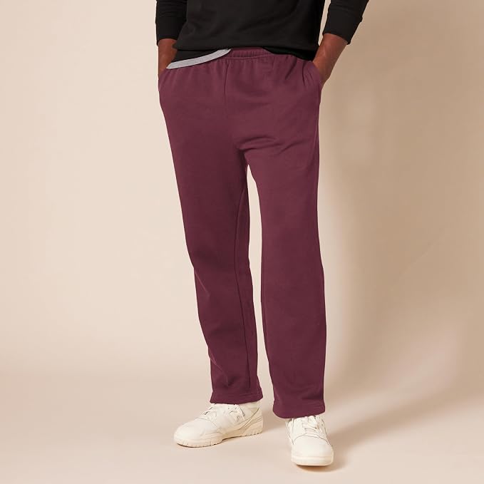Amazon Essentials Men's Relaxed Straight Leg Fleece Open Bottom Sweatpant (Available in Big & Tall) - Image 7