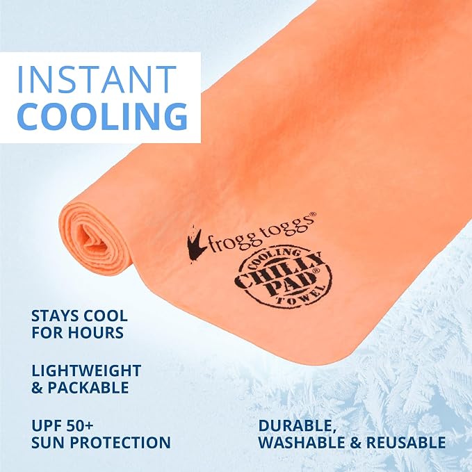 FROGG TOGGS Chilly Pad, Instant Cooling Towel, Long Lasting, Reusable, Sports and Outdoors Neck Towel 33x13 - Image 3