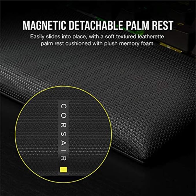 Corsair K100 RGB Mechanical Gaming Keyboard - Cherry MX Speed RGB Silver Keyswitches - PBT Double-Shot Keycaps - Elgato Stream Deck and iCUE Compatible - QWERTY NA Layout - Black - Image 9