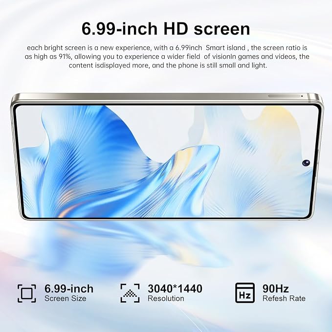 S26 Ultra 5G Unlocked Smartphone,16GB+512GB Cell Phone for Android 15, 6.99" Unlocked Cell Phone, 7000mAh, 68MP+108MP Dual Camera/Dual SIM/Fingerprint Lock/Face，Purple - Image 2