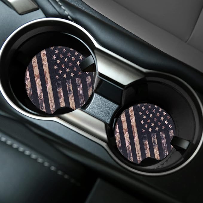 4 Pack Car Coasters - Cup Holder Coasters, 2.75 Inch by Joyberg