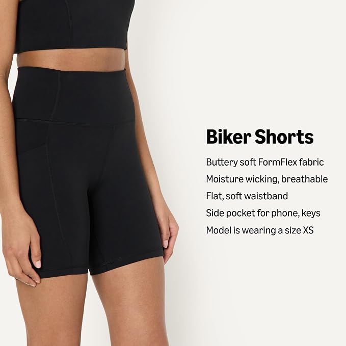 Amazon Essentials Women's Active FormFlex Buttery Soft High Waist Biker Shorts - Image 5