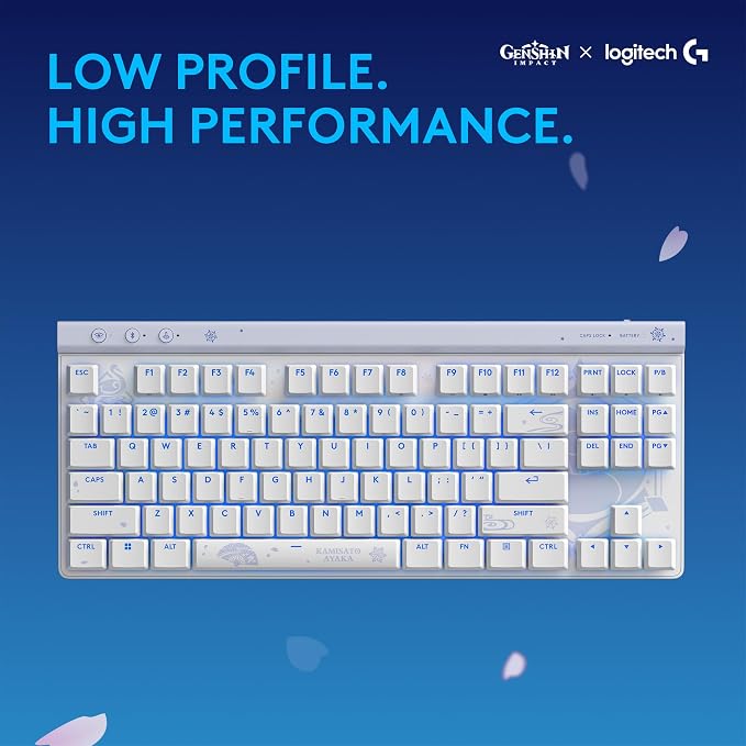 Logitech G515 TKL Wired Gaming Keyboard (Tactile) - Genshin Impact Edition | Low profile, gaming, LIGHTSYNC RGB, thin design, double-shot PBT keycaps, mechanical switches - Image 2