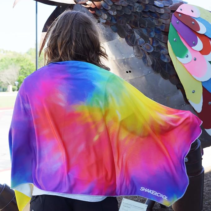 SHAKEitCOOL Large Cooling Shawl - Instant Heat Relief for Outdoor Events by SHAKEitCOOL