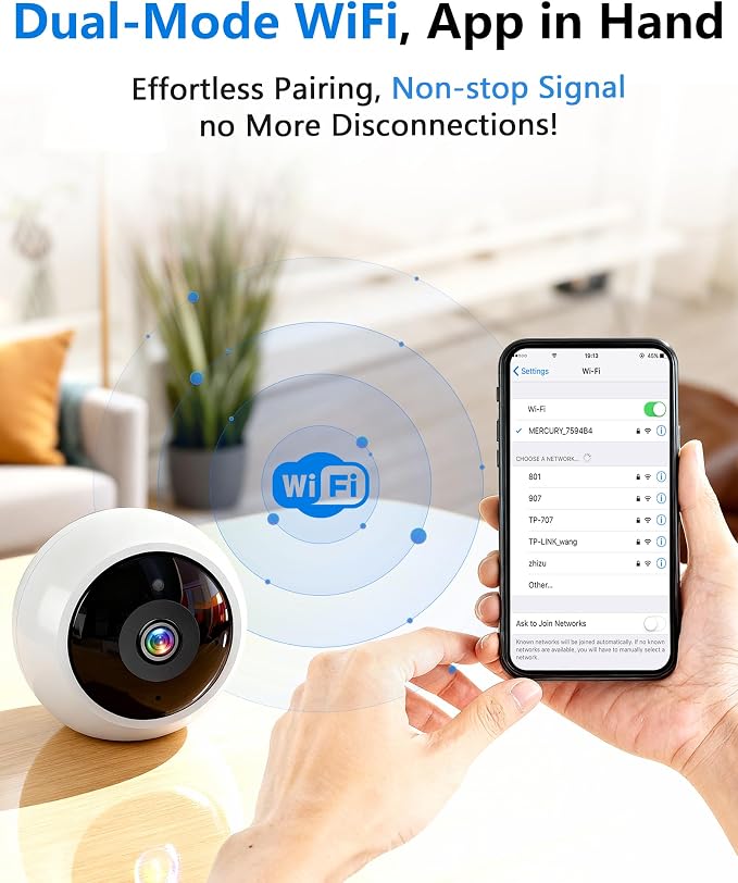 AMTIFO Security Cameras Wireless Outdoor Magnetic: Install-Free Smart Indoor 2K WiFi - Long Battery Life Powered Wireless Cameras for Home Security with AI Motion Detection - Image 7