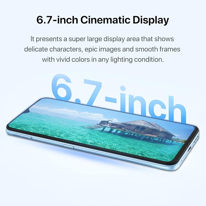 UMIDIGI Cell Phone, F3 8GB+128GB Smartphone Unlocked, 48MP AI Triple Camera, 6.7inch HD Full Screen, 5150mAh Battery,18W Fast Charging, Android 11 Phone Unlock, Type-C,4G Dual SIM, NFC - Image 5