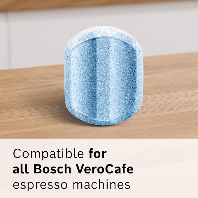 Bosch Descaling Tablets for VeroCafe Coffee and Espresso Machines | Remove Limescale, Corrosion Buildup - Maintenance Accessory for VeroCafe, 3 Tabs - TCZ8002US - Image 6
