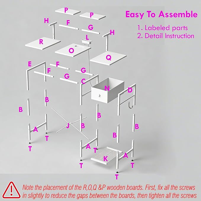 X-cosrack 33.5" Small Computer Desk with Monitor Stand & Outlets, Small Gaming Desk with LED Light & CPU Stand, Teen Study Writing Table with Storage Drawer, Side Hooks for Bedroom, Home Office White - Image 10