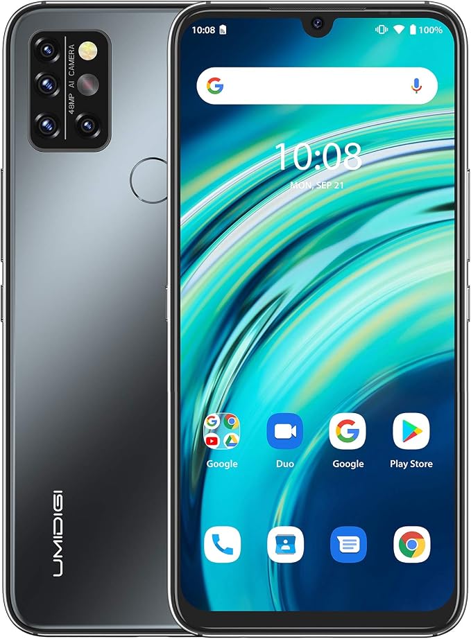 UMIDIGI A9 Pro Unlocked Cell Phones(4+64GB) 6.3" FHD+ Full Screen, 4150mAh High Capacity Battery Smartphone with AI Matrix Quad Camera, Dual SIM Phone by UMIDIGI