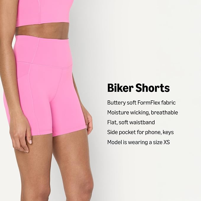 Amazon Essentials Women's Active FormFlex Buttery Soft High Waist Biker Shorts - Image 4
