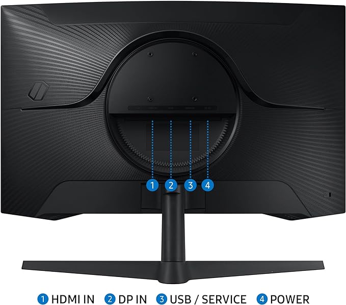 Samsung 32" Odyssey (G55C) Series QHD 1000R Curved Gaming Monitor, | 165Hz, 1ms(MPRT), HDR10, AMD Radeon FreeSync, Eye Care, Glare Free, Sharp Resolution (LS32CG550ENXZA) - Image 6