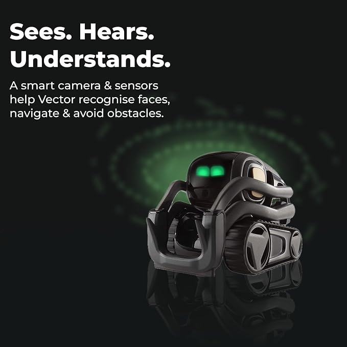 Anki Vector 2.0 AI ChatGPT Connected Robot Companion – Smart Autonomous Home Robot with Face Recognition and Voice Conversations - ChatGPT Subscription Required (Black) - Image 4
