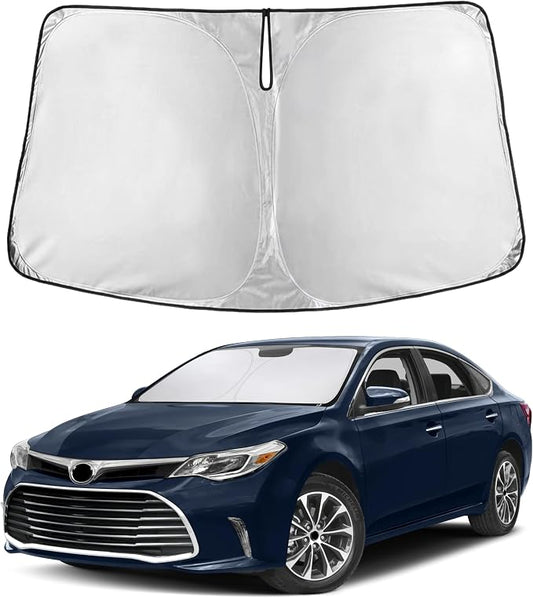 EcoNour Windshield Sunshade Compatible for Toyota Avalon 2013-2016 2017 2018, Sun Visor for Front Windshield & Window Sun Shade Cover, UV Heat Blocker & Protector, Car Accessories by EcoNour