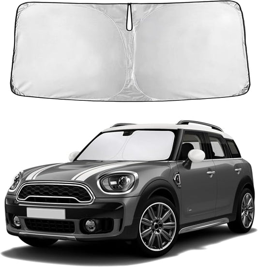 EcoNour Windshield Sunshade Compatible for Mini Country Man Cooper F60 2017-2024 2025 2026, Sun Visor for Front Windshield & Window Sun Shade Cover, UV Heat Blocker & Protector, Car Accessories by EcoNour