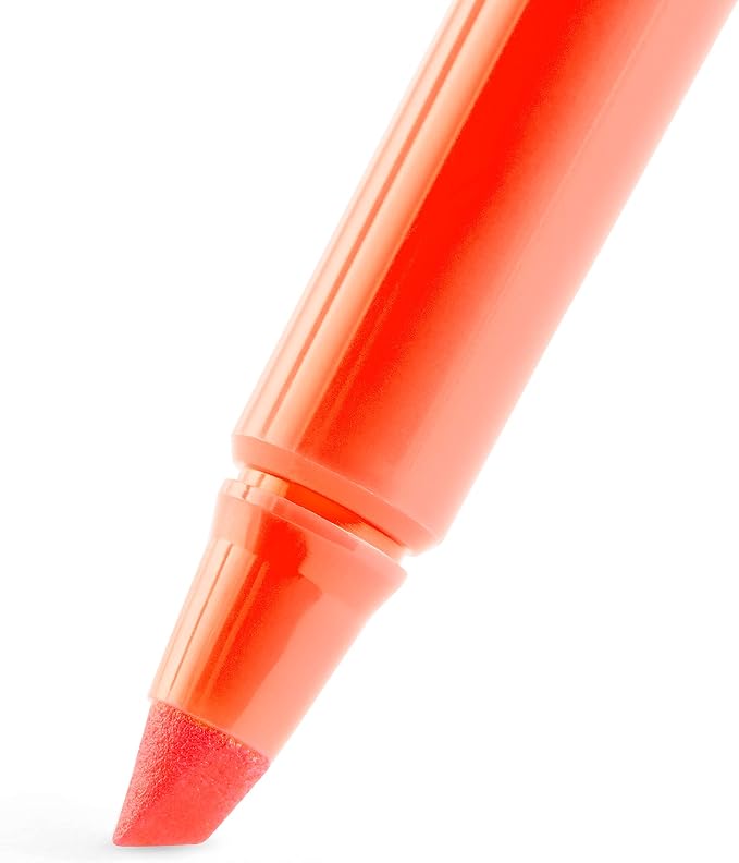 BIC Brite Liner Highlighters, Chisel Tip, 12-Count Pack of Orange Highlighters, Ideal Highlighter Set for Organizing and Coloring | Ideal for Organizing and Coloring | Translucent Ink Emphasizes Text | Long-Lasting Formula, ACMI Certified - Image 3