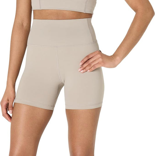 Amazon Essentials Women's Active FormFlex Buttery Soft High Waist Biker Shorts by AmazonEssentials