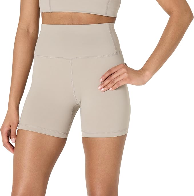Amazon Essentials Women's Active FormFlex Buttery Soft High Waist Biker Shorts by AmazonEssentials