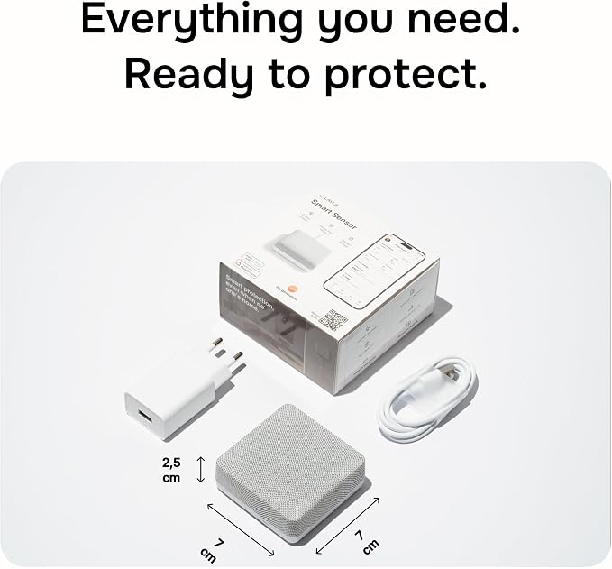 Layla Smart Home Agent 9-in-1 Smart Sensor & Air Quality Monitor (CO2, bVOC, Humidity) | Noise & Motion Detector, AC Controller, Energy Savings | Compatible with Alexa & Google Home | No Subscription - Image 7