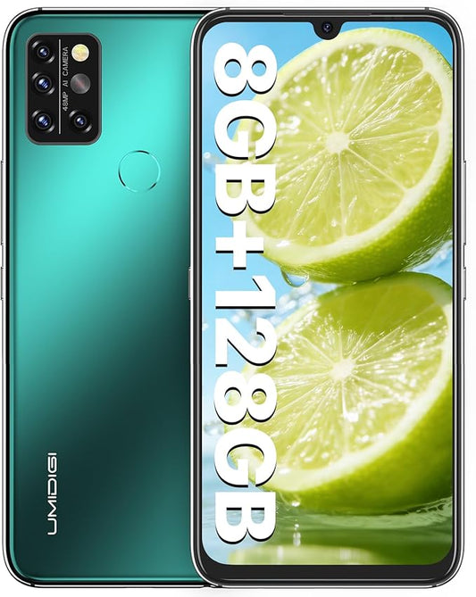 UMIDIGI A9 Pro Cell Phone, Helio P60, 8GB+128GB Expandable 256GB, 6.3 Inch FHD Touch Screen, Double-Sided 2.5D Curved Glass, 48MP Quad Camera, 4150mAh, Dual SIM 4G Volte | Expandable 256GB by UMIDIGI