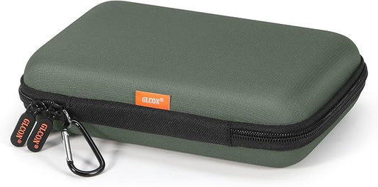 Large Classic Army-Green Case - Hard Shell Electronic Organizer Travel Carrying Case - Shockproof Electronic Accessories Storage Pouch Bag for Game Drive, Hard Disk, Power Bank, Charger by GLCON