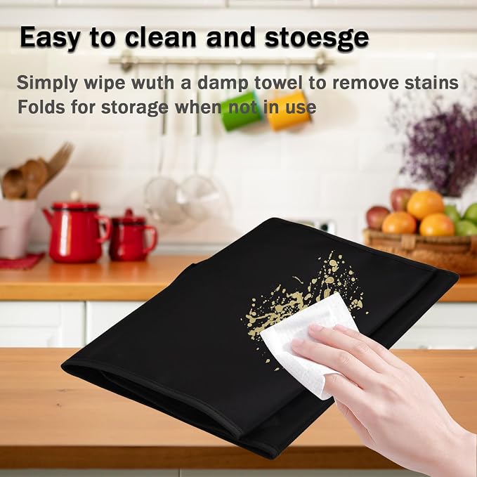 Espresso Maker Cover for Ninja Espresso Machine Luxe Café Premier ES601 | Heavy Duty 600D Nylon Waterproof Protective Heat-resistant Dustproof Coffee Maker Cover with Handle Foldable Washable - Image 6