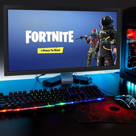 Gaming Keyboard and Mouse and Mouse pad and Gaming Headset, Wired LED RGB Backlight Bundle for PC Gamers and Xbox and PS4 Users - 4 in 1 Edition Hornet RX-250 - Image 9