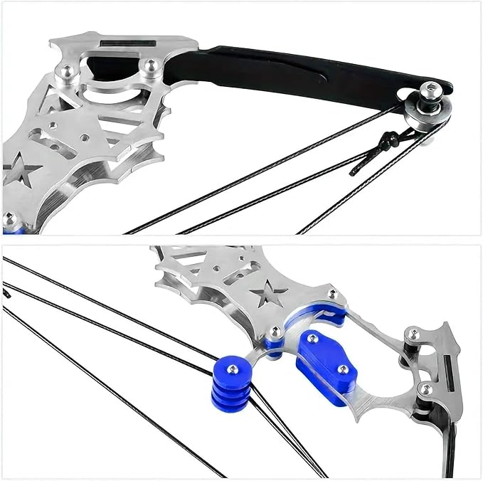 Archery Bow Set Left and Right Hand Compound Bow Hunting Bow Metal Material Catapult RH/LH for Practice Archery - Image 5