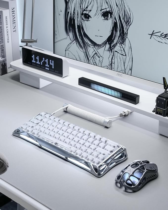 GravaStar Mercury V60 Pro 60% HE Magnetic Gaming Keyboard, True 8kHz Polling Rate, 0.125ms Latency, Dynamic Rapid Trigger, 0.005mm Adjustable Actuation, Full Aluminum Frame - Image 2