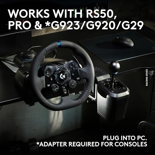 Logitech G RS H-SHIFTER for PC/Xbox/Playstation | Sim Racing shifter compatible with Logitech G PRO and RS50 wheels and G923/G29/G920 with Racing Adapter - Image 3