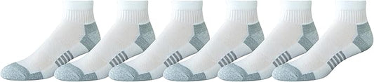Amazon Essentials Men's Athletic Ankle Socks, Cushioned with Arch Support, Moisture Wicking by AmazonEssentials