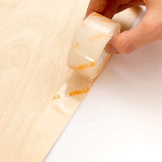 Gorilla Tough & Clear Double Sided Mounting Tape, Clear Tape, 1" x 150" - Weatherproof for Indoor or Outdoor | (Pack of 12) - Image 7