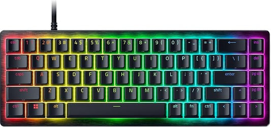 Razer Huntsman V3 HE Magnetic Mini 65% 8KHz Wired Gaming Keyboard | Hall Effect Magnetic Switches, 8000 Hz Polling, Razer Snap Flex,Razer Snap Tap, Rapid Trigger, Adjustable Actuation by Unknown