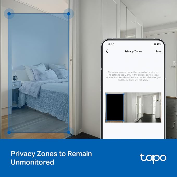 Tapo 3K 5MP Pan/Tilt Indoor/Outdoor Security Camera, Free Person/Vehicle/Baby Cry Detect & 360° Motion Track, Color Night, SD/Cloud, Wrks w/Alexa & Google Home, 2.4 GHz WiFi, HybridCam 360 - Image 10
