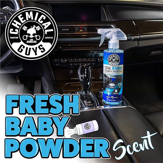 Chemical Guys, Total Interior Cleaner & Protectant, Leather & Vinyl, 16 oz | Cleans dashboards, seats, door panels, trim and glass in one step, leaving a fresh, streak-free, factory-style look - Image 8