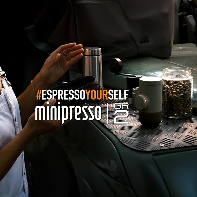 WACACO Minipresso GR2 Espresso Machine Compatible Ground Coffee, Portable Coffee Maker 18 Bar Manually Operated, Espresso Maker On The Go,Ultra-Small For Travel Camping Fishing Climbing Riding - Image 8