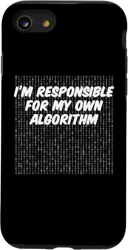 iPhone SE (2020) / 7 / 8 Binary Code Computer Algorithm AI Artificial Intelligence Case by Unknown