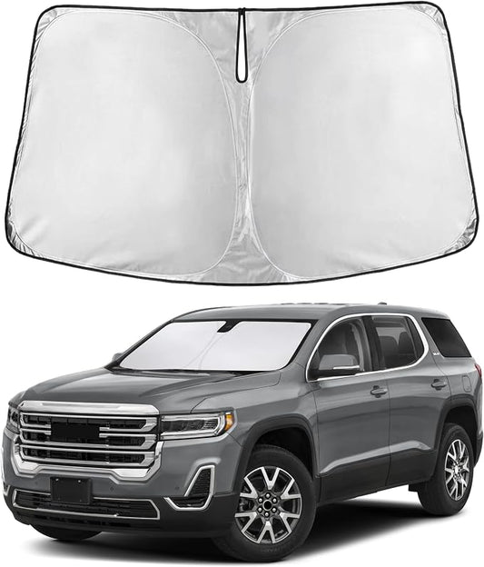EcoNour Windshield Sunshade Compatible for GMC Acadia 2017-2021 2022 2023, Sun Visor for Front Windshield & Window Sun Shade Cover, UV Heat Blocker & Protector, Car Accessories by EcoNour