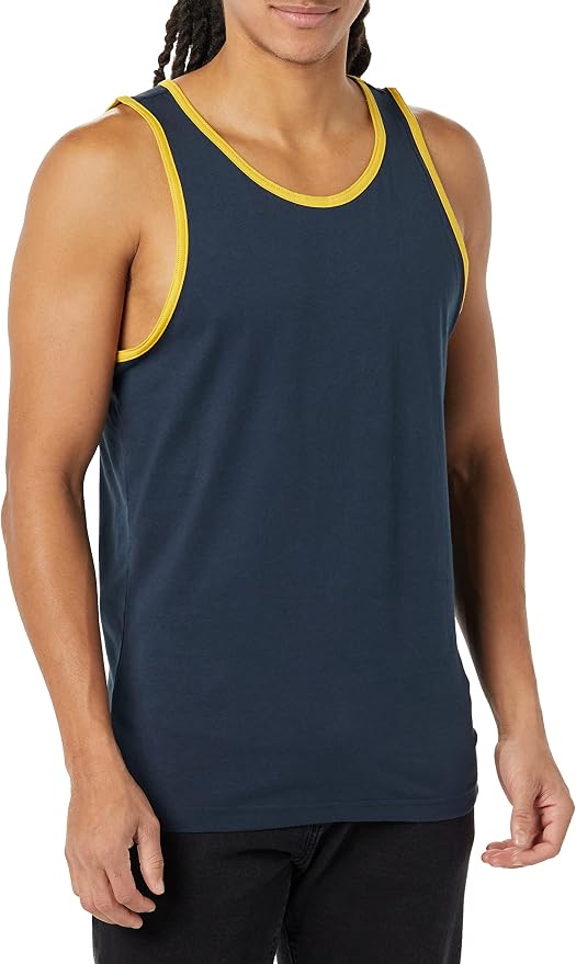 Amazon Essentials Men's Active Quick Dry Tech Stretch Moisture Wicking Lightweight Gym Tank Top by AmazonEssentials
