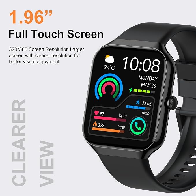 Smart Watch for Men Women (Answer/Make Call), Fitness Watch with Heart Rate/Sleep Monitor/Pedometer/Calories,2026 New Smartwatch IP68 Waterproof,113+ Sports Modes, Activity Tracker for Android iOS - Image 2