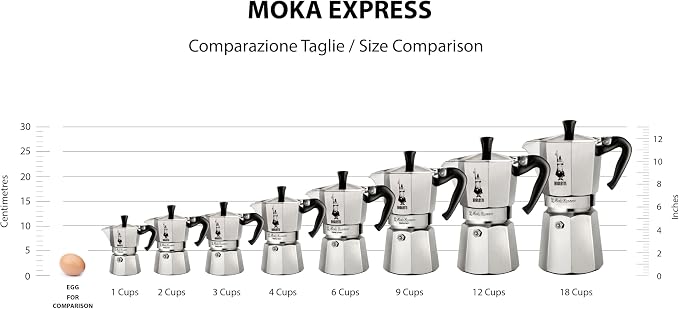 Bialetti Moka Express Iconic Italian Stovetop Espresso Maker (Natural Silver, 6 Cups) - Image 8