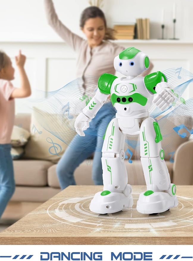 KingsDragon RC Robot Toys for Kids, Gesture & Sensing Remote Control Robot for Age 4 5 6 7 8 Year Old Boys Girls Birthday Present (Green) - Image 5